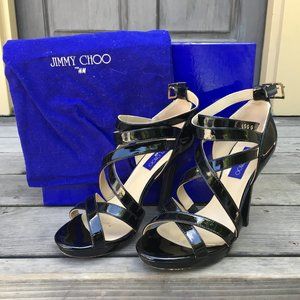 Jimmy Choo for H&M Patent Leather Black Heels